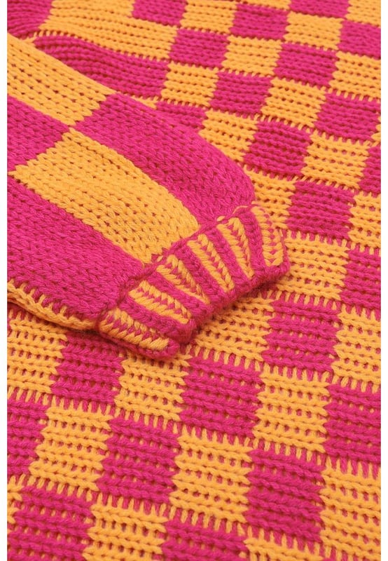 Cozy and chic multicolor cardigan
  Trendy open-front design
  Stylish mixed checkered pattern
  Perfect for upgrading your fall wardrobe
  Adds a modern and sophisticated touch to any outfit
  A must-have for the fashion-forward woman
Material: 100% Acrylic