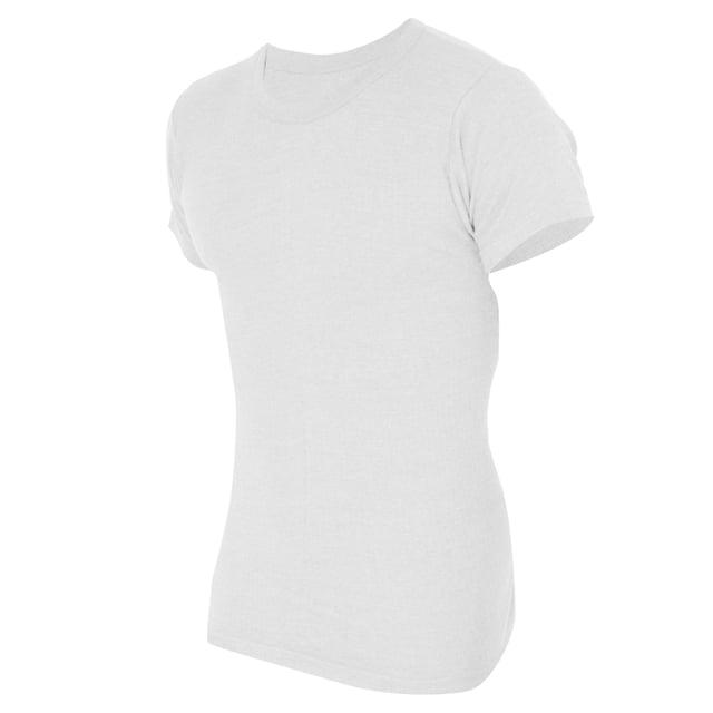 Premium range FLOSO version of this product is also available, search for FLOSO. 1 x Thermal Short Sleeve Vest. Warm but light weight thermal underwear. Good wicking rate which is the rate the material carries moisture away from the skin. Fully brushed inside and side seam free for added comfort. 50% Cotton and 50% Polyester.
