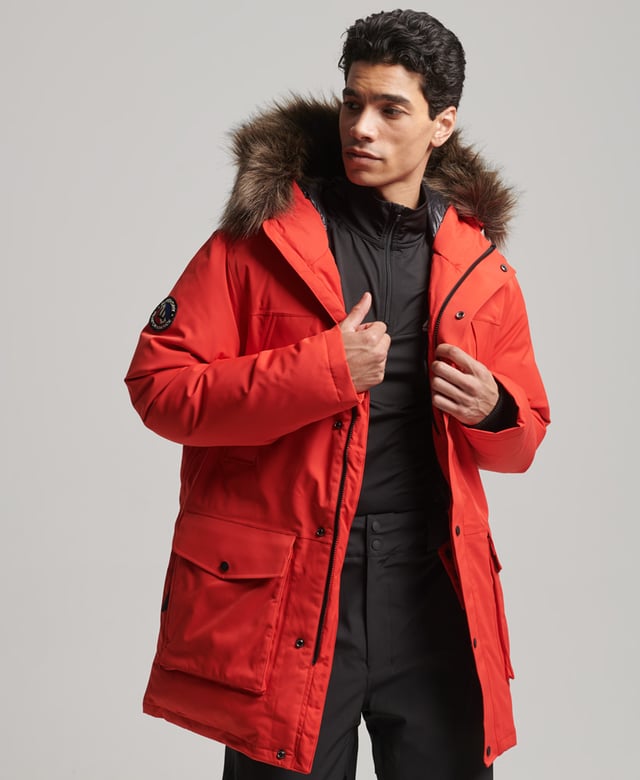 Superdry snow cat ski down jacket sale