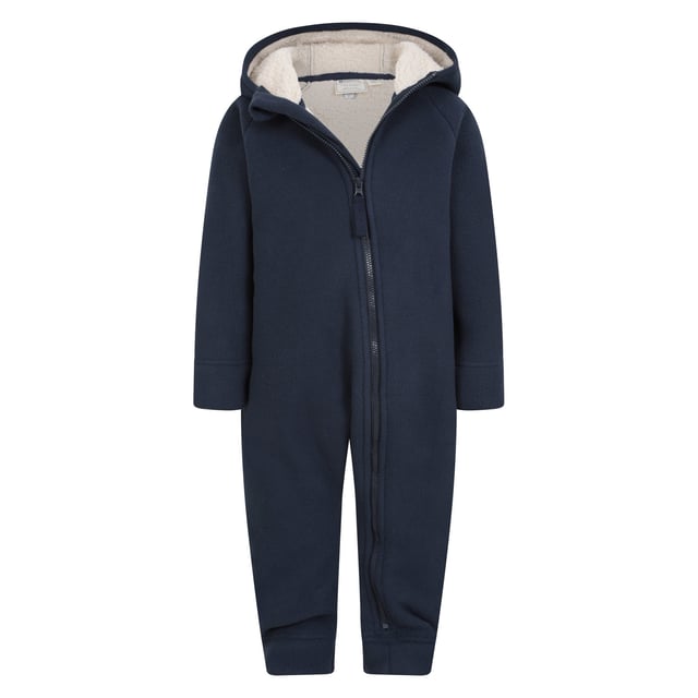 100% Polyester. Lining: Borg Fleece. Design: Plain. Neckline: Hooded. Sleeve-Type: Long-Sleeved. Fabric Technology: Insulating, Soft. Hood Features: Sew-On. Chin Guard. Fastening: Full Zip. 12-18 Months: 20 in. 18-24 Months: 21 in. 2-3 Years: 22 in.
