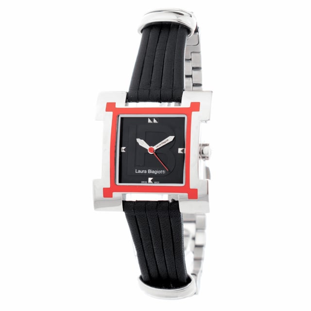 Laura Biagiotti Unisex Horloge Kwarts Oranje• Materiaal kastdeksel: Staal• Soort glas: Mineraal• Materiaal Band: Roestvrij Staal• Kleur kast: Oranje• Waterdichtheid: 0 m (0 ATM)• Diameter: 31 mm