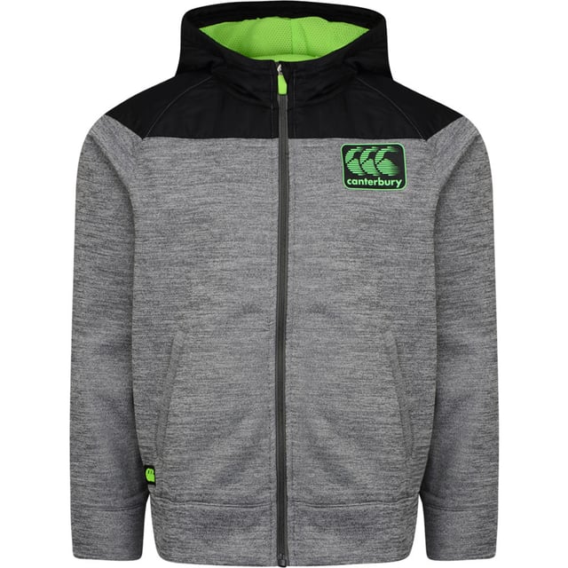 Canterbury Clothing Boys Vaposhield Fleece Zip Through Hoodie Hoody