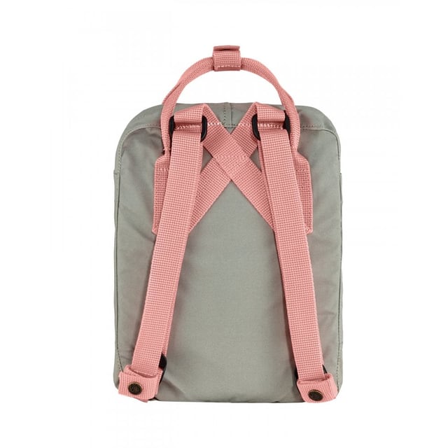 Fjallraven Kanken Mini Unisex Backpack Unisex Kånken Mini
Kånken was created in 1978 to help prevent back problems among Swedish school children and, since then, has become one of Fjällräven's most appreciated products. The Mini-version is suitable for small children as well as for full grown adults who are looking for a small backpack. It is perfect for carrying a change of clothes for preschool or food on an outing, and as a smart everyday bag for books, water bottles, fruit and more. The shoulder straps are long and adjustable and fit both small and big backs. They can be fastened with a clasp so that they are not in the way when at their tightest. The material is hard-wearing, lightweight Vinylon F fabric that is able to withstand dirt and wetness. The main compartment has a large zipped opening, which makes it easy to pack and unpack. Two flat side pockets and a zipped pocket on the front. The included PE foam seat cushion is stored in the interior back pocket and also prevents the contents in the main compartment from poking against your back. Handles at the top and slender, adjustable shoulder straps. The logo on the front is reflective. It also has an address label inside the main compartment.
Popular backpack in hardwearing Vinylon F fabric.
Carried as a backpack or a bag via convertible straps.
Removable seat pad, reflective logo.
Name and address label on inside of pack.
Vinylon F: 100% vinylal
Produced without PFCs
Inside compartment, Open outside pocket(s), Zippered outside pocket(s)
Water resistant, Quick-drying, Durable
Clean with soft brush and lukewarm water
F23561