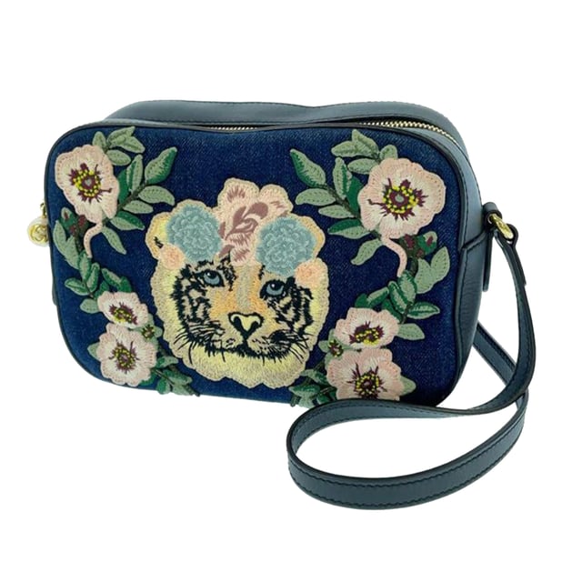 Gucci blue flower purse deals