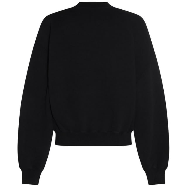 Restez confortable avec style avec ce sweat-shirt noir de logo blanc casse! Fabrique a partir de 100% de coton et fabrique au Portugal, ce cavalier elegant presente le logo sur la poitrine, les manches elastiques et les terminaisons d'ourlet. Profitez de la mode intemporelle avec cette piece luxueuse et incontournable. Qui ne le voulait pas? Petit logo sur la poitrine, cavalier noir blanc casse et terminaisons d'ourlet, conception bleu 100% coton, manche d'equipage, manches longues, code de style ajuste surdimensionne: OMBA070F23FLE0021001