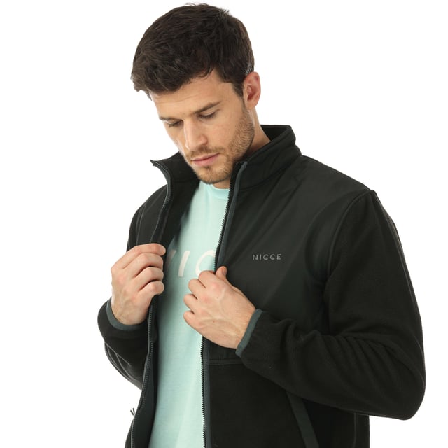 Nicce half zip jacket top