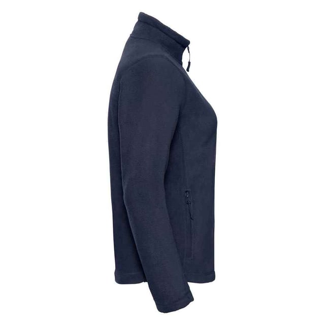 Material: 100% Polyester. Fabric: Dense Compact Pile Fleece. Design: Plain. 320gsm. Fabric Technology: Anti-Pilling. Coverstitch Detail, Panel Detail, Unlined. Cuff: Hemmed. Sleeve-Type: Long-Sleeved. Neckline: Standing Collar. Pockets: 2 Side Pockets, Zip. Fastening: Full Zip. Hem: Adjustable, Drawcord. Sustainability: WRAP Certified.