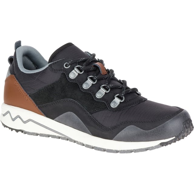 Merrell Stowe Women's Black Boots – a harmonious blend of rugged durability and urban style, designed to accompany you on outdoor adventures and urban explorations. These boots combine Merrell's reputation for outdoor performance with a versatile design that's equally at home in the city.

Key Features: 

 Durable Construction:  The Merrell Stowe Boots are built to withstand the challenges of outdoor environments. Their construction ensures durability and longevity, making them suitable for various activities.

 Sleek Design:  The boots feature a sleek and modern design that seamlessly transitions from outdoor excursions to casual outings. The black color adds a touch of sophistication to their rugged appeal.

 Premium Materials:  Crafted from high-quality materials, these boots offer both style and functionality. The choice of materials contributes to their durability and overall performance.

 Lace-Up Closure:  The lace-up closure system allows for a secure and adjustable fit, ensuring the boots stay comfortably in place during outdoor activities.

 Supportive Ankle Design:  The boots often come with a supportive ankle design that enhances stability and reduces the risk of injuries during uneven terrain or outdoor adventures.

 Cushioned Insole:  Many Merrell boots are equipped with a cushioned insole that enhances comfort during long walks or hikes. This feature ensures a comfortable experience during extended wear.

 Textured Outsole:  The textured rubber outsole provides reliable traction on various surfaces, ensuring stability and grip during outdoor adventures.

 Versatile Performance:  Whether you're exploring nature trails or navigating city streets, the Merrell Stowe Boots offer versatile performance that adapts to different settings.

 Merrell Logo:  The Merrell logo is often displayed on the boots, representing the brand's commitment to quality, outdoor exploration, and comfort.

 Urban-Outdoor Fusion:  The Stowe Boots capture a balance between rugged outdoor aesthetics and urban style, allowing you to seamlessly transition from nature to the city.

Elevate your footwear collection with the Merrell Stowe Women's Black Boots. Whether you're seeking reliable outdoor gear or looking to add a touch of adventure to your urban style, these boots are a versatile choice. Embrace durability, comfort, and style as you embark on outdoor journeys and explore new horizons with the Merrell Stowe Boots.