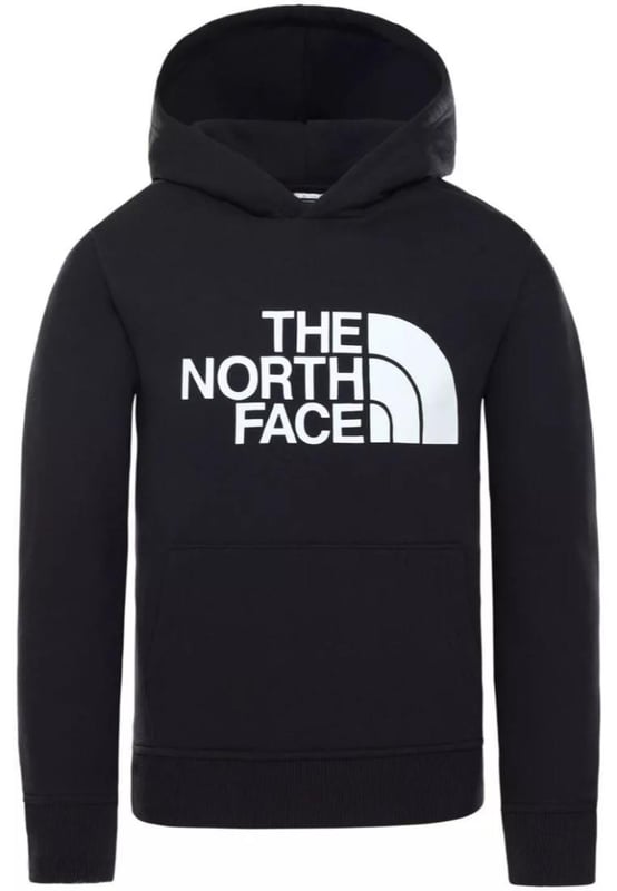 North face black on sale hoodie junior