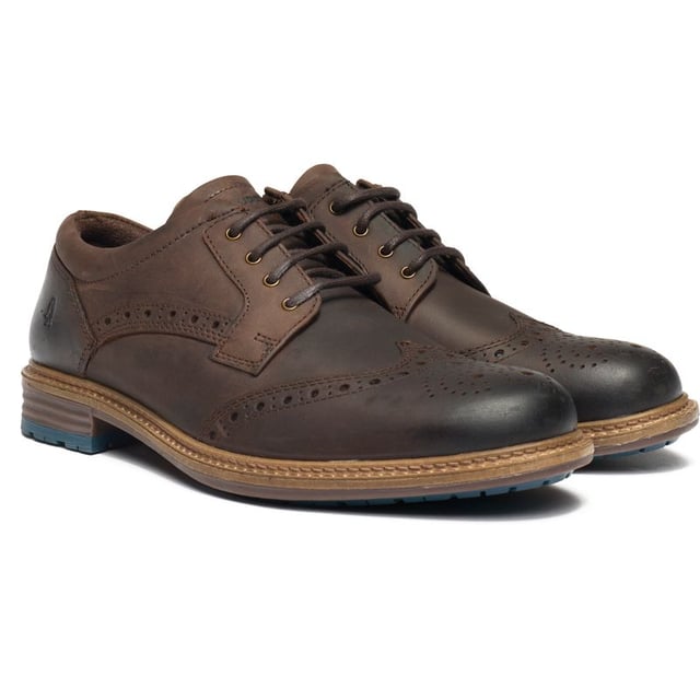Hush Puppies Jayden Shoes Mens brown Hush Puppies jayden shoes, manufactured with leather and a rubber sole. Featuring: padded heel collar, cleated sole, comfort insock, waxed laces and cushioned insock.