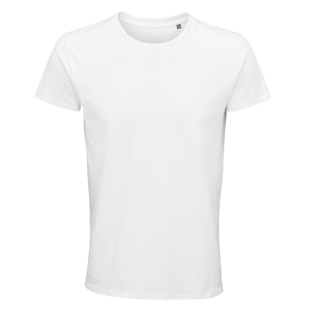 100% Semi-Combed Cotton. Fabric: Soft Touch. 150gsm. Design: Plain. Fit: Fitted. Neckline: Round Neck. Sleeve-Type: Short-Sleeved. Ribbed Collar, Taped Neck, Twin Needle Stitch, Unbranded Size Label. Conforms to Safety Standard: OCS100 Certified, Oeko-Tex Standard 100 Certified.
