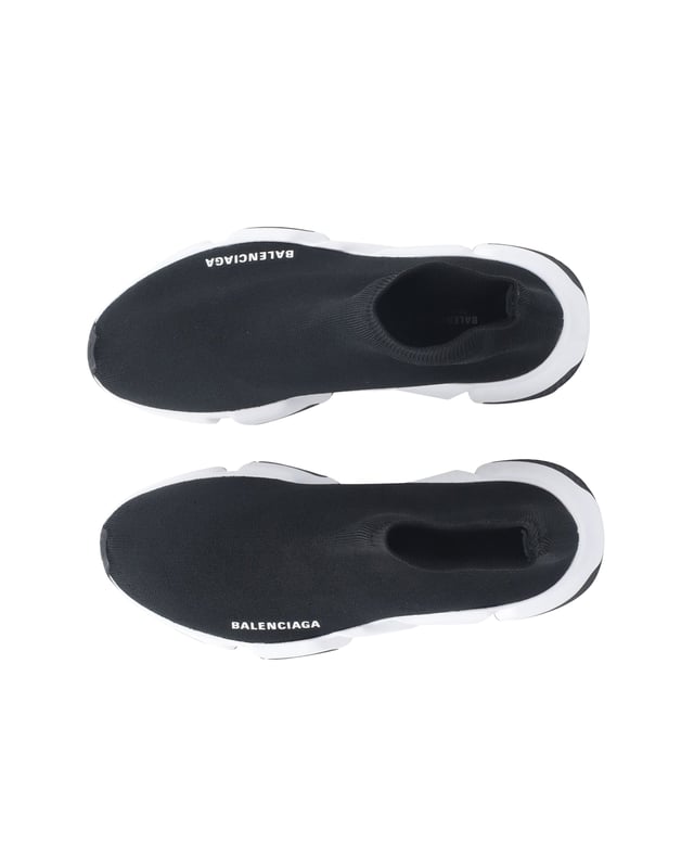 Balenciaga Speed Recycled Knit Sneakers in Black Polyester