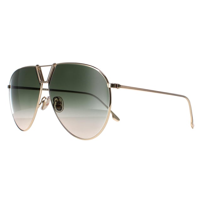 Las gafas de sol Victoria Beckham VB208S 700 gold khaki grey gradient tienen una montura elegante y de gran tamaño con una forma de aviador única. La montura es ligera y cómoda de llevar, por lo que podrás llevarlas todo el día sin ninguna molestia. Estas gafas de sol son perfectas para cualquier ocasión, desde un día en la playa hasta un sofisticado evento nocturno.