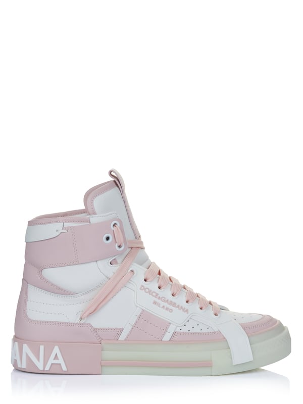 100% Kalbsleder; Dolce & Gabbana Schuh; Modell: CK1870 AY011 30; Hochwertige Verarbeitung; 100% Kalbsleder; High Top; Rutschfeste Gummisohle; Runde Kappe; Klassische Schnürung; Dolce & Gabbana Logo Details
