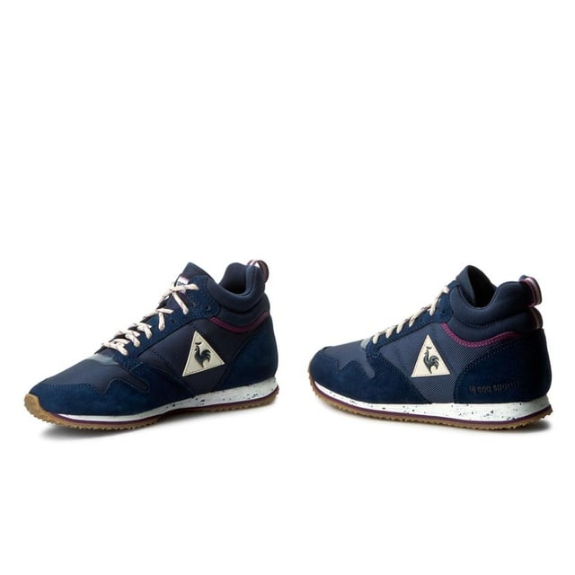 Le Coq Sportif Omegaa Trail Ballistic Blue Synthetic Womens Entrenadores 1620392