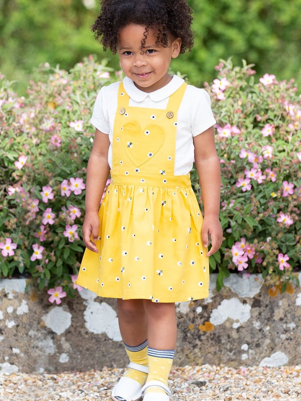 Bee pinafore dress best sale
