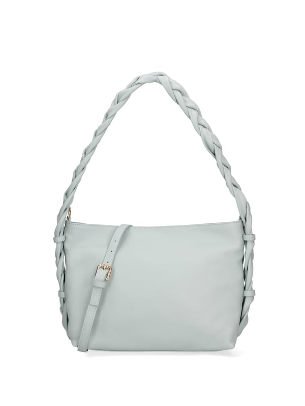 Bolso bandolera para mujer. El cierre es con cremallera. Los bolsillos internos son uno con cremallera. Los bolsillos externos están ausentes. La bandolera es ajustable y extraíble en piel. El mango es de cuero. Hay un compartimento interno. El material exterior es piel auténtica sauvage. Internamente está forrado en tejido 70% algodón - 30% poliéster. Medidas: 26x22x9 cm. Hecho en Italia