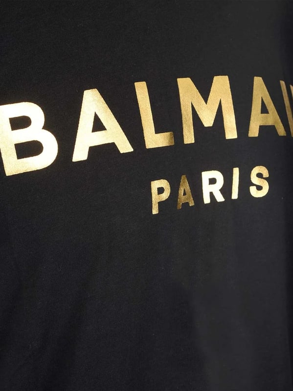 【XXS中古】BALMAIN　Gold Foil Paris Logo Tee XXS中古】BALMAIN Gold Foil Paris Logo Tee - メルカリ
