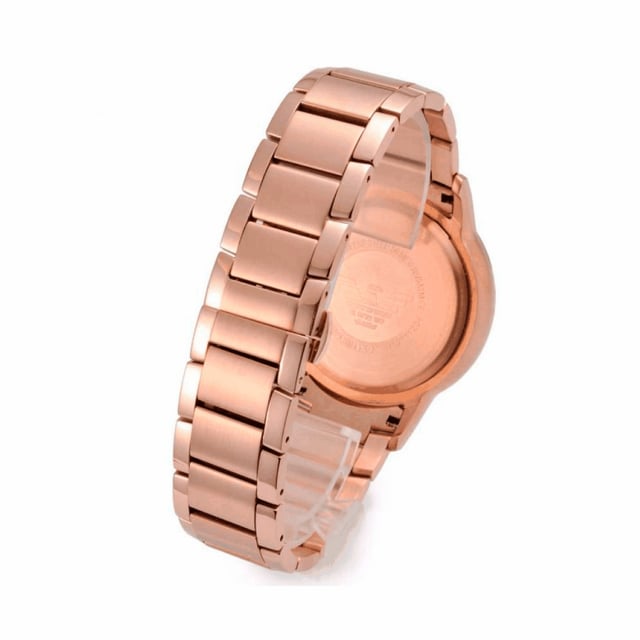 Emporio Armani AR2452 - Damenuhr Quarz aus Edelstahl• Material: Edelstahl• Glas: Mineral• Armband: Edelstahl• Farbe: Rosegold• Wasserbeständigkeit: 50 m (5 ATM)• Gehäusegröße: 43 mm