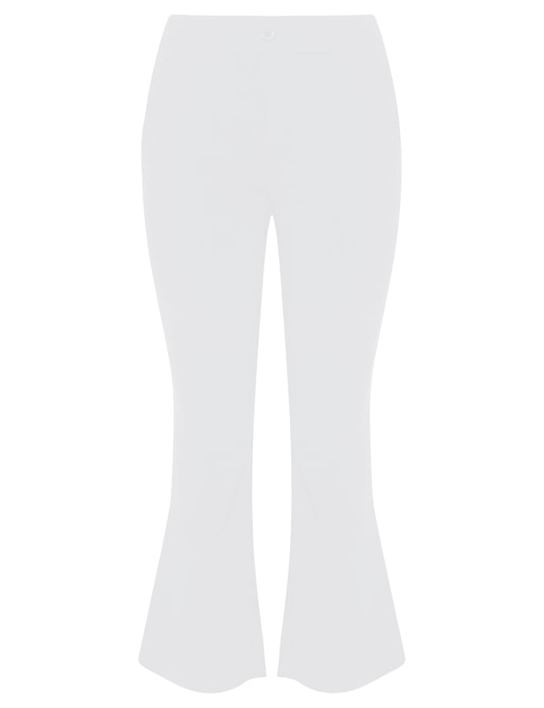 White sale flare capri
