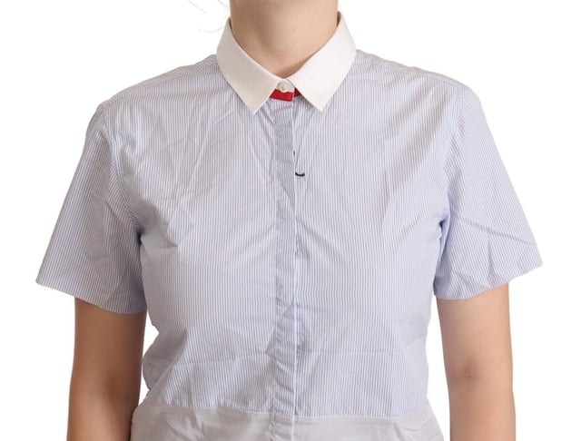 Nuevo con etiquetas  
100% auténtico polo AGLINI  
Mangas cortas  
Cierre con botones  
Cuello con solapa  
Color: Azul claro  
Detalles de logo  
Material: 100% algodón  
Material: 100% algodón
