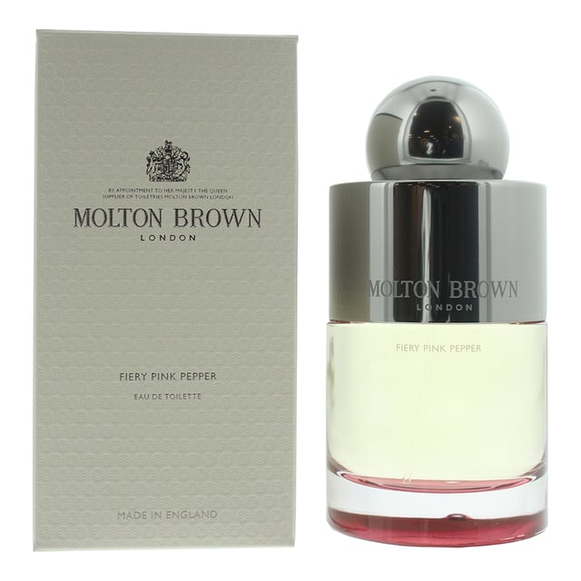Fiery Pink Pepper, launched in 2015, is an Aromatic Spicy fragrance for women by Molton Brown. Perfect for Spring and Summer, this fragrance is worn during the day. Top notes of this fragrance are Tangerine, Pink Pepper and Elemi. Middle notes of this fragrance are Ginger and Nutmeg with base notes of Cedar and Patchouli.