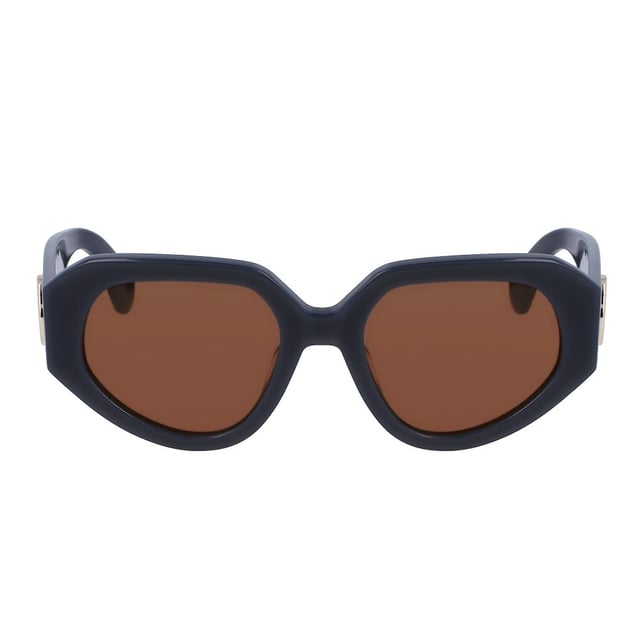 LNV628S sunglasses with acetate frame.

 Shape and design:
 - These Lanvin glasses have a rectangular silhouette.

 Frame Material:
 - The frame of these glasses is made of acetate, a plastic material.
 - Acetate provides durability, flexibility and a smooth finish to the frame.

 Acetate temples:
 - The temples are also made of acetate, matching the frame material.
 - The acetate on the temples makes them light and comfortable to wear.

 Brand details:
 - Lanvin brand engraving on the temples.
 - These design elements help to clearly identify the model as part of the Lanvin eyewear collection.

 Glasses:
 - The lenses are of high quality.
 - These lenses provide excellent UV protection and crisp, clear vision.
 Measures: Lens width: 53 mm. Bridge: 19 mm. Temples: 140 mm.
 Composition: Acetate
 Care:
Use a soft, clean microfiber cloth to clean your sunglasses. This type of cloth will not scratch the lenses.
 Avoid using abrasive cleaning products, detergents, alcohol or acetone, as they can damage lenses and anti-reflective treatments.