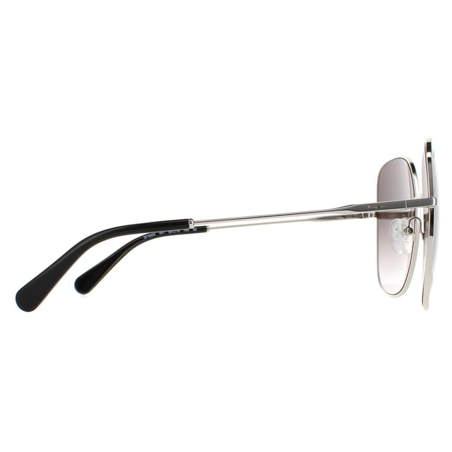 Salvatore Ferragamo Square dames zilveren grijze gradiënt SF300S SF300's zijn een stijlvolle vierkante stijl vervaardigd van lichtgewicht acetaat. Het Salvatore Ferragamo -logo bevat op de slanke tempels voor merkauthenticiteit.