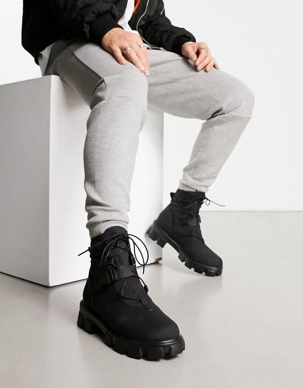 Public desire cheap lace up boots