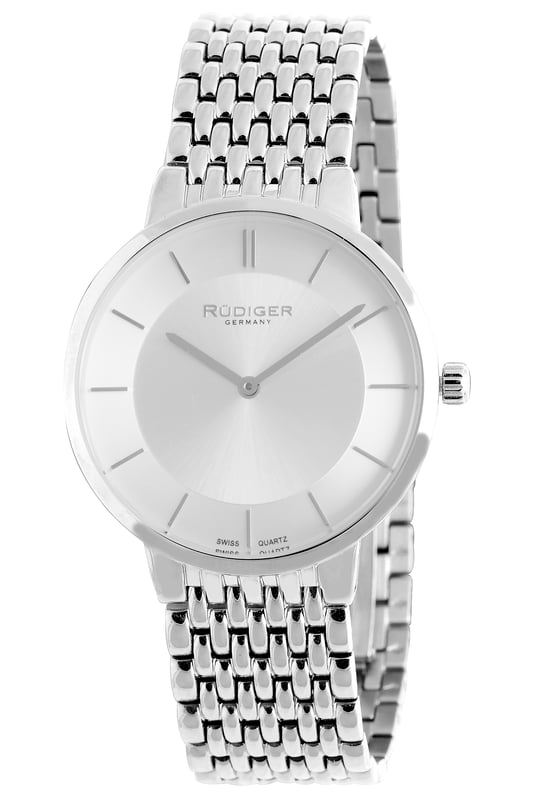 Rudiger: reloj plateado para hombre Kassel..