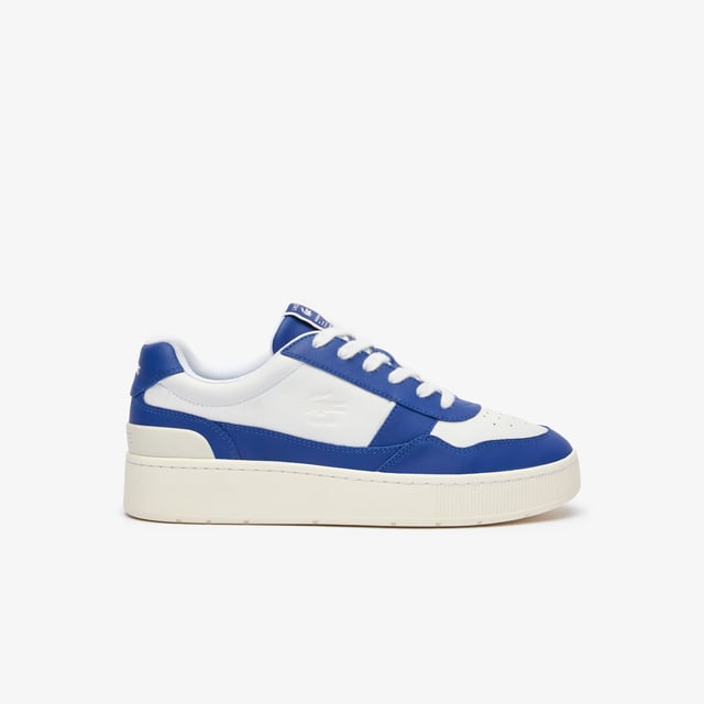 • Court sneakers • Premium leather upper • Suede heel tab • Mesh lining • Vintage cotton laces • Embossed vintage crocodile details • Rear TPU piece with Lacoste branding • Smooth rubber outsole.