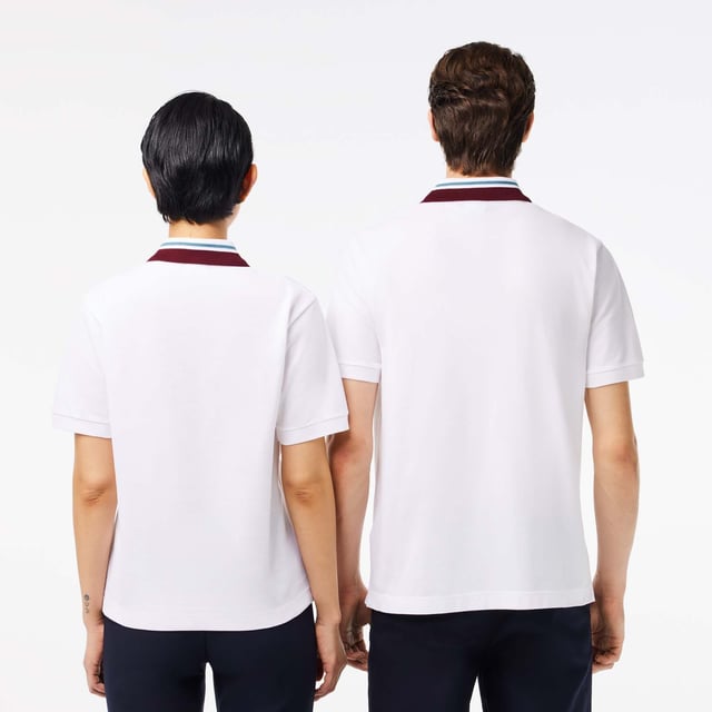 Roland Garros Sport Edition Umpire Polo Shirt  Ribbed polo collar Comfortable  relaxed fit with straight sleeves  Roland Garros logo on chest Co-branded Lacoste x Roland Garros logo Embroidered crocodile on chest Roland Garros Sport Edition Umpire Polo Shirt  Ribbed polo collar Comfortable  relaxed fit with straight sleeves  Roland Garros logo on chest Co-branded Lacoste x Roland Garros logo Embroidered crocodile on chest