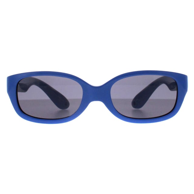 Smarty Rectangle Kids Blue Grey X2055  Sunglasses Shield your baby's eyes in style with SMARTY Designer Sunglasses model X2055E, perfect for infants to 3-year-olds. These rectangular-shaped sunglasses feature a cheerful blue frame with durable plastic arms and grey lenses, providing superior UV protection and a fun, trendy look. The X2055E model combines modern design with baby-friendly comfort and durability, ensuring your little one stays safe and stylish during sunny adventures. Available at an unbeatable discount from the regular retail price, these designer sunglasses offer exceptional quality and value. Give your baby the perfect blend of protection and style with SMARTY sunglasses.