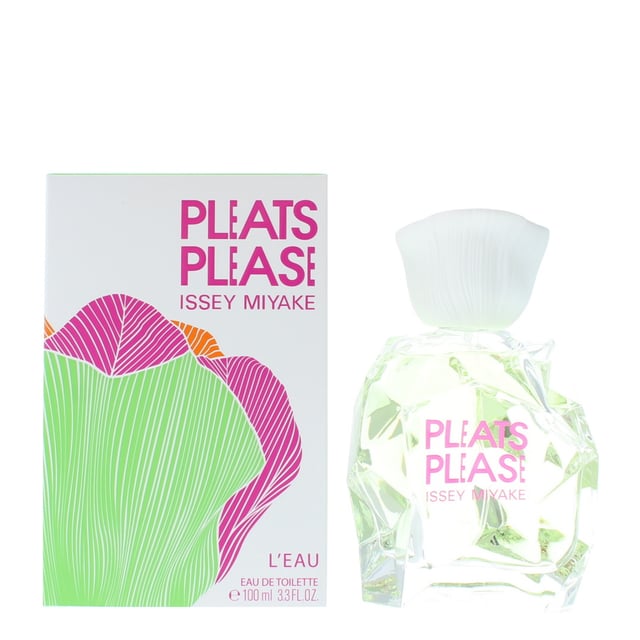 Pleats Please L'Eau by Issey Miyake is a Floral Woody Musk fragrance for women. Pleats Please L'Eau was launched in 2013. Top note is Wild Rose; middle notes are Neroli, Bulgarian Rose and Pink Pepper; base notes are White Musk, Cedar and Patchouli.