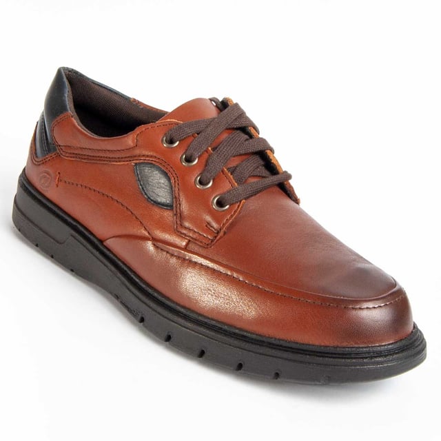 Garantía Purapiel, 10 años de garantía. Zapato de cordones para hombre. Fabricado en cuero 100% natural libre de Cromo VI. Materiales de máxima calidad. Suela de goma antideslizante. Membrana Waterproof. Plantilla acolchada. Fabricado por otras marca para nuestra marca.