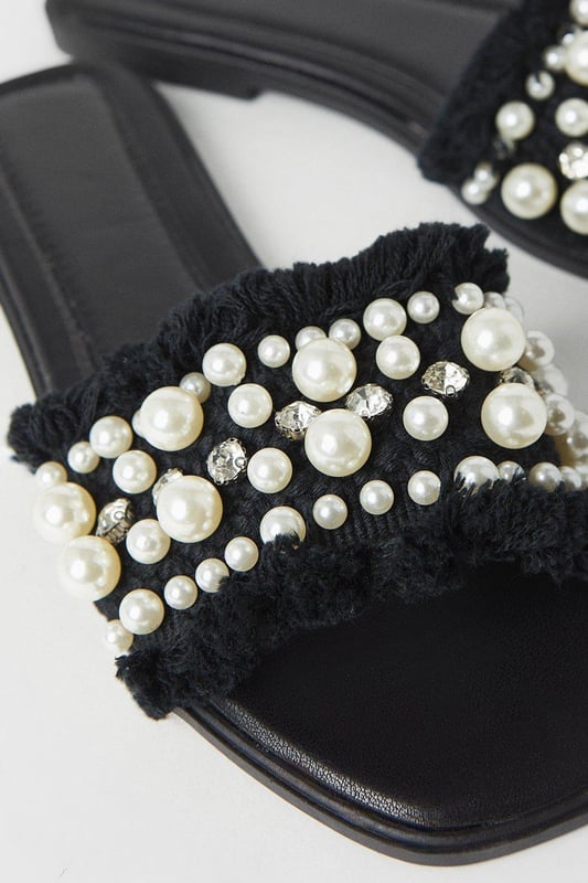 Faith diamante flat sandals store