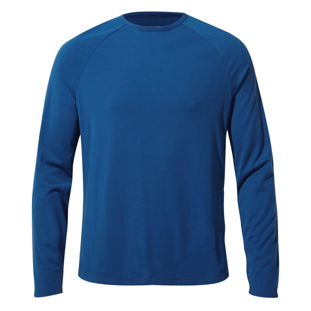 A specially designed long-sleeved two-tone jersey tee with soft-brushed back that makes a great winter base layer. The t-shirt’s fabric construction cleverly incorporates Thermal Control technology, which absorbs and then re-distributes body heat evenly for optimum comfort. A super choice for colder months.