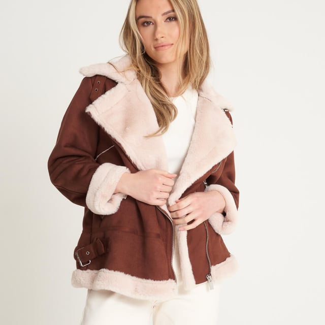Barneys hot sale shearling coat