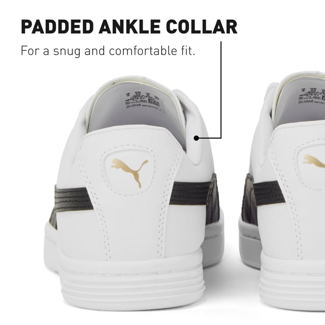 PRODUCT STORY Look as cool as your favourite court stars in these classic casual sneakers. DETAILS: Full suede upper. Rubber cupsole. PUMA branding details on quarter, tongue, and heel. Signature PUMA design elements.