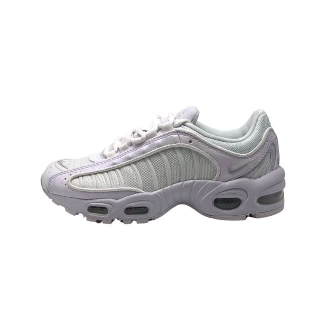 Nike Air Max Tailwind IV Womens White Barley Grape Sneakers. Textile and Other Materials Upper, Rubber Sole. Style: CU3453 100. Air Cushioned. Lace Fasten Trainers. Branding On Side Of Shoe And Tongue