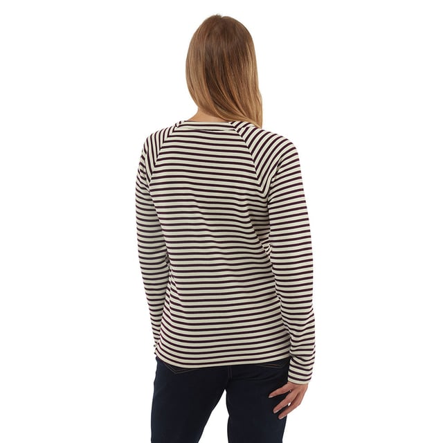 Forget all your preconceptions about how a fleece should look and feel by taking new stripy Neela for a spin. Every bit as comfortable and insulating as a classic fleece but in a smart buttoned crew-neck style that looks and feels like a knitted Breton top.