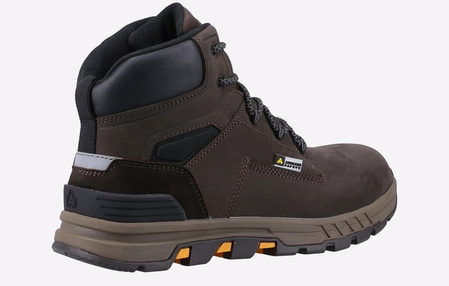The AS261 Crane is an outdoor inspired lightweight safety boot with a leather upper and a non metallic anti-penetration midsole.
Water Resistant Full Grain Nubuck & Crazy Horse Leather Upper
Moulded TPU Heel Chassis to Enhance Support
Reflective Laces and Counter Panel for Extra Visibilty
Deep Padded PU Collar for Extra Comfort
Comfortable, Cushioned and Removable PU Footbed
Lightweight Athletic EVA Midsole Enhances all day Comfort and Shock Absorption - Reducing fatigue
Quality Rubber Outsole with technical tread pattern to provide excellent traction,durability and wear performance
Non-Marking Rubber Outsole
Outsole Heat Resistant to 300 Degrees
Oil Resistant Outsole