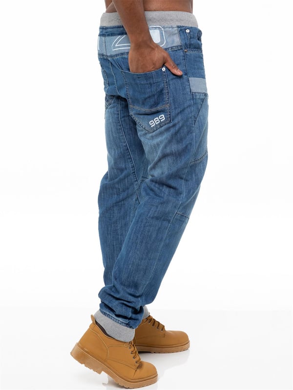 Enzo cuffed jeans sales
