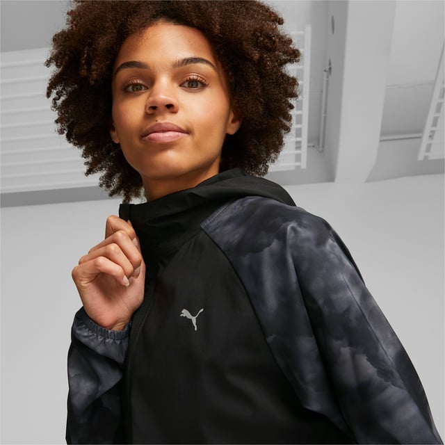 PUMA Womens Favourite Velocity Printed Woven Running Jacket