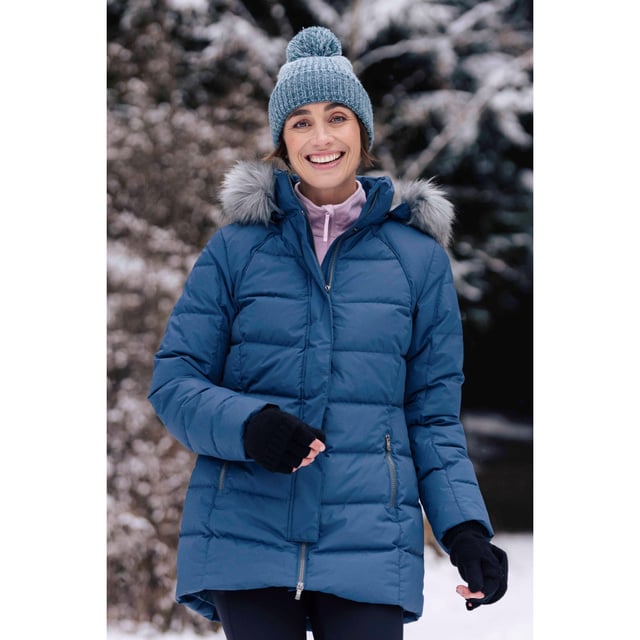 Blue mountain top duck jacket