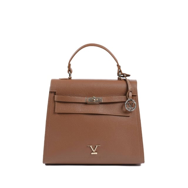 By: V Italia - Detail: BG12010 DOLLARO CUOIO SCURO - Colour: Tan - Composition: 100% Leather - Measures: 32x15x26 cm - Made: ITALY