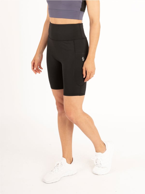 Wear for working out or as part of your street style get-up, these high-waisted cycle shorts from the LUKE womenswear performance range are constructed in a skin-tight, recycled composition which have moisture absorbing properties and elastic fibres for ultimate support when on the move. They are detailed with flat-lock seam stitching for all day comfort and feature handy slip side pockets, perfect for all your essentials. They are complete with the brands iconic rubberised lion head badge.