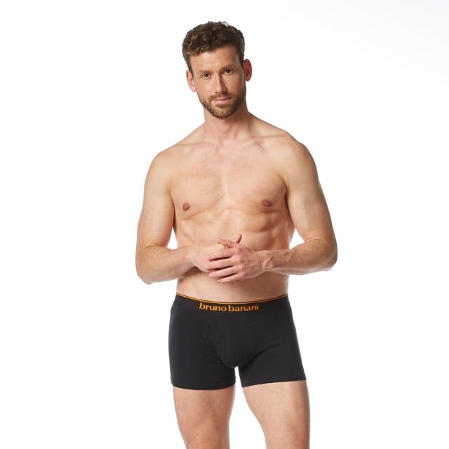 Herren Boxershorts Quick Access von der Marke Bruno Banani. Mit Eingriff, im praktischem 2er Pack.
