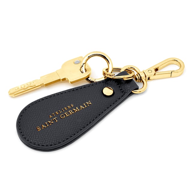 Key Ring - Handbag jewel - 2 broken rings, 1 snap hook - Gold finishing