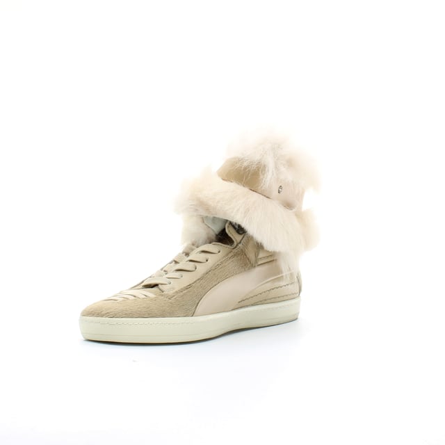 Puma Alexander McQueen Joustesse Buckle Beige Cuero Trainers para mujer 353871 03